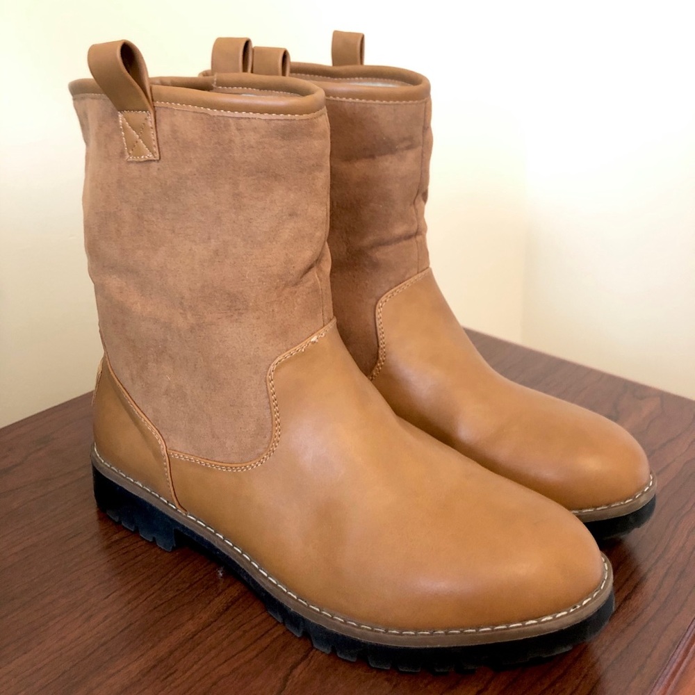 Nautica shearling lined boots size 8.5